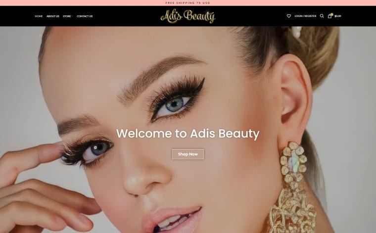 Adis Beauty — Desarrollo y Diseño Web por Carlos Viteri