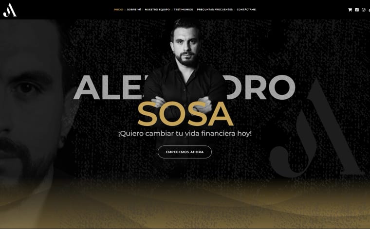 Alejandro Sosa — Desarrollo y Diseño Web por Carlos Viteri
