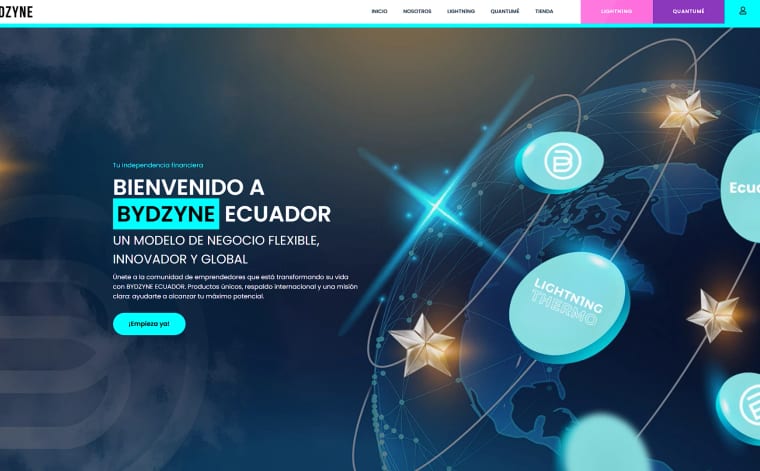 ByDzyne Ecuador — Desarrollo y Diseño Web por Carlos Viteri