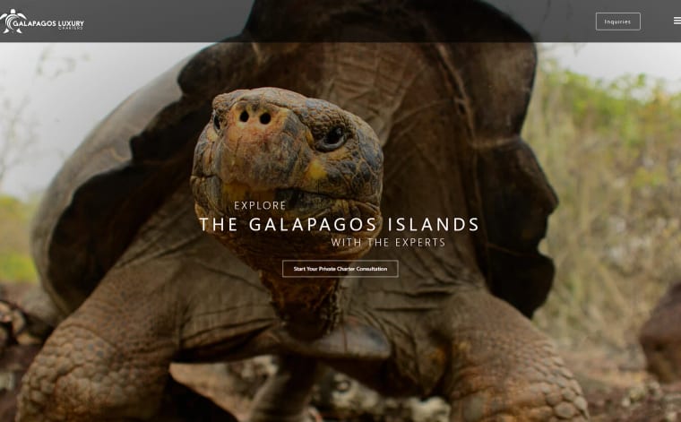 Galápagos Luxury Charters — Desarrollo y Diseño Web por Carlos Viteri