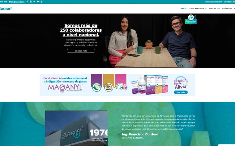 Rocnarf — Desarrollo y Diseño Web por Carlos Viteri